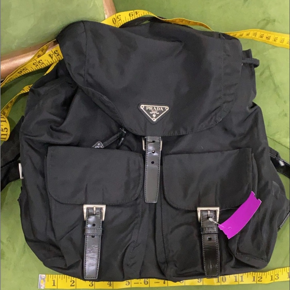 Authentic Prada Nylon Backpack Black - image 5